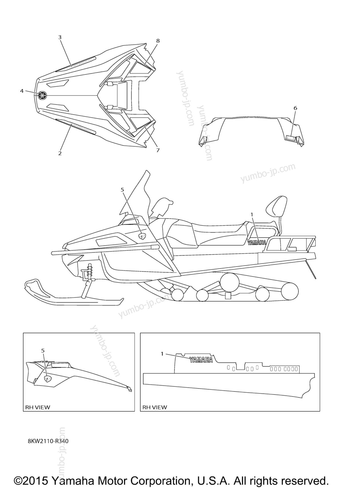 Снегоход Yamaha vk10 professional
