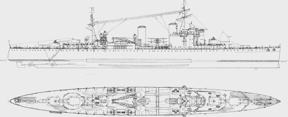 Тяжелый крейсер Девоншир