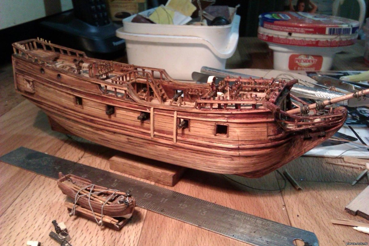 Пакетбот Святой Петр модель