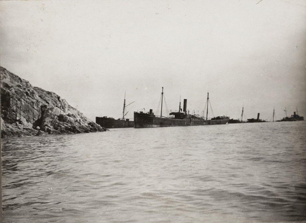 Порт Артур затонувшие корабли