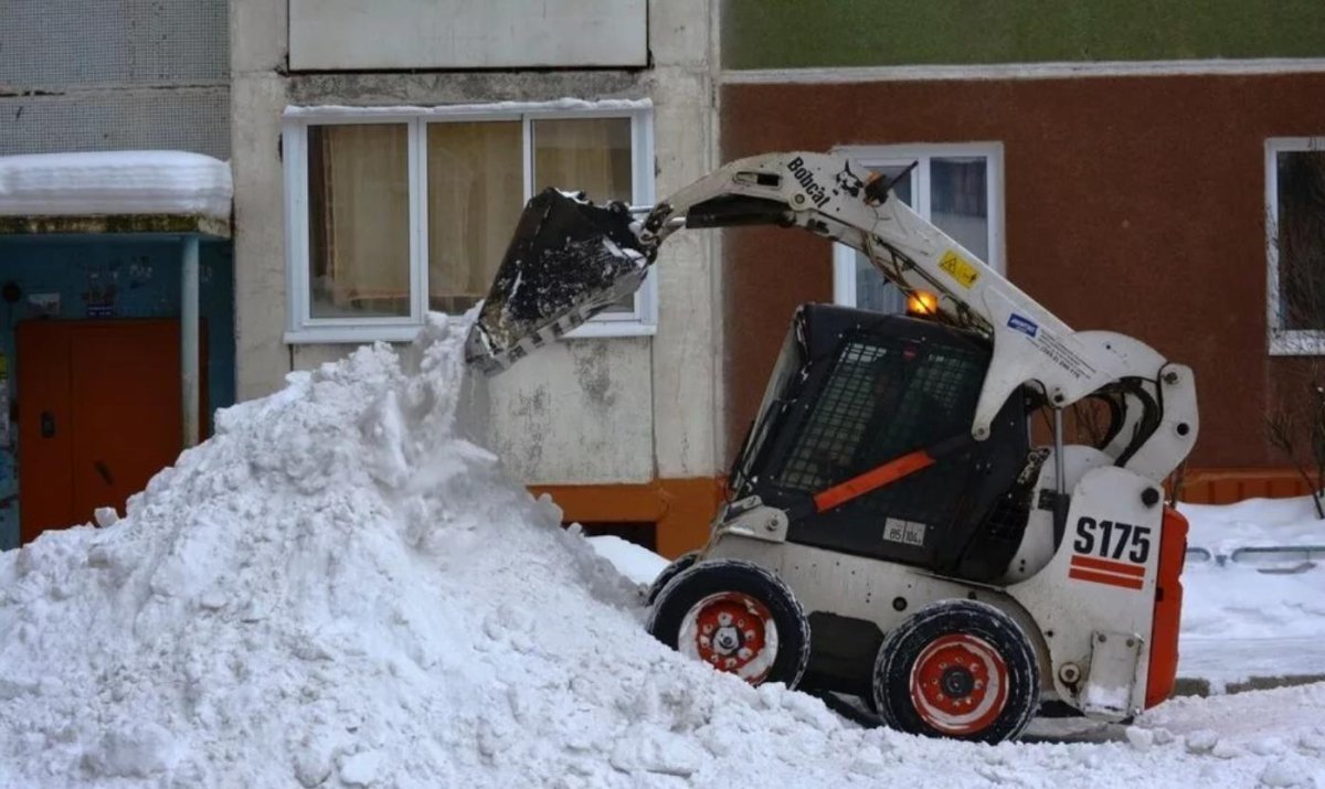 Бобкэт 850 уборка снега