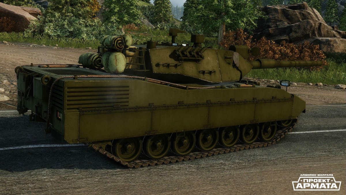 Танк с1 Ариете Италия