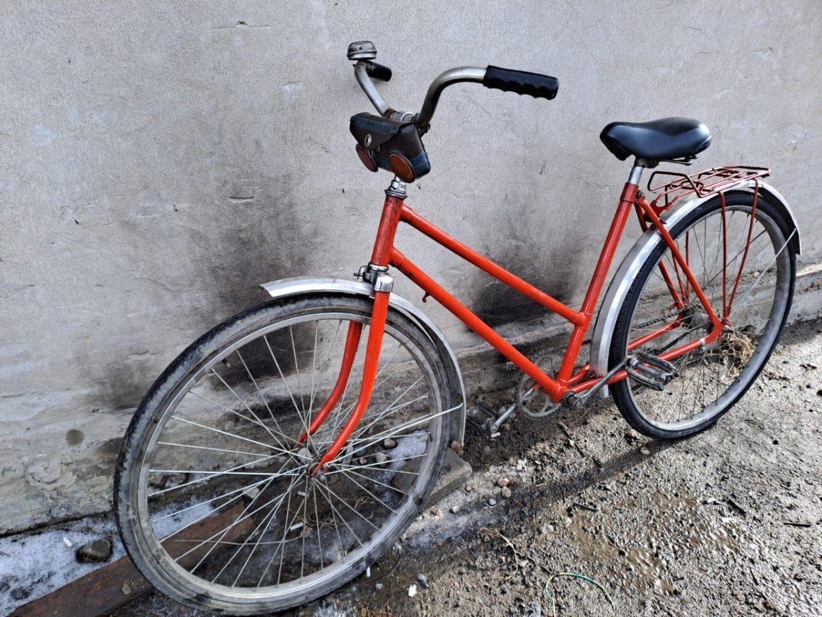 Русский велосипед Урал с дамской рамой