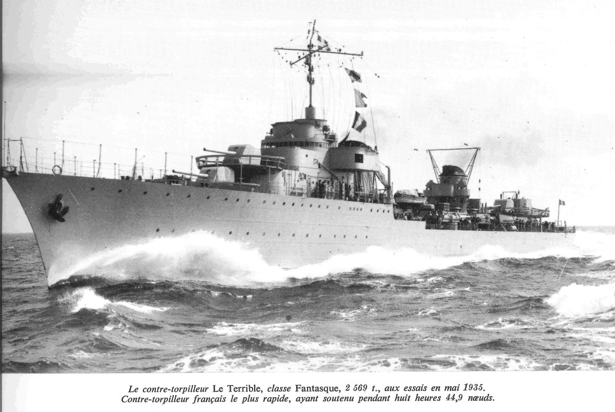 Лидеры эскадренных миноносцев типа «Ле фантаск»