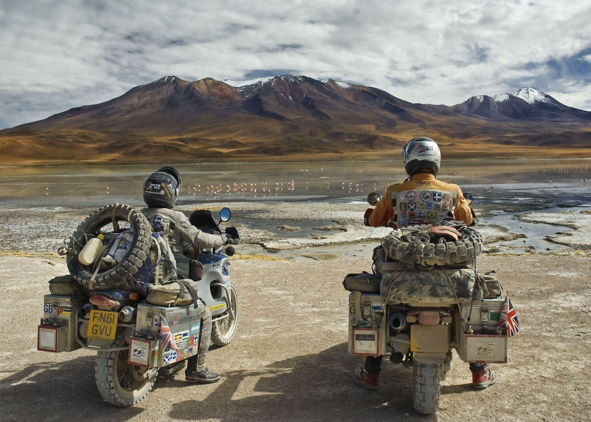 Путешественник на мотоцикле