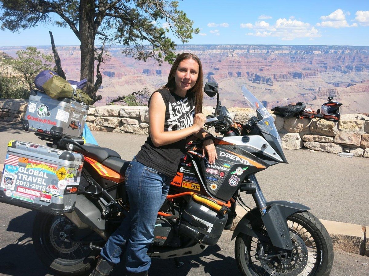 Лариса Артюх мотопутешественница