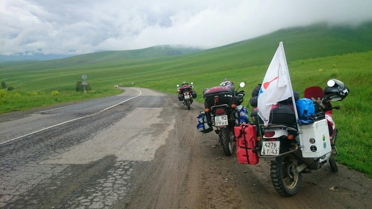 Мотопутешествие на Алтай