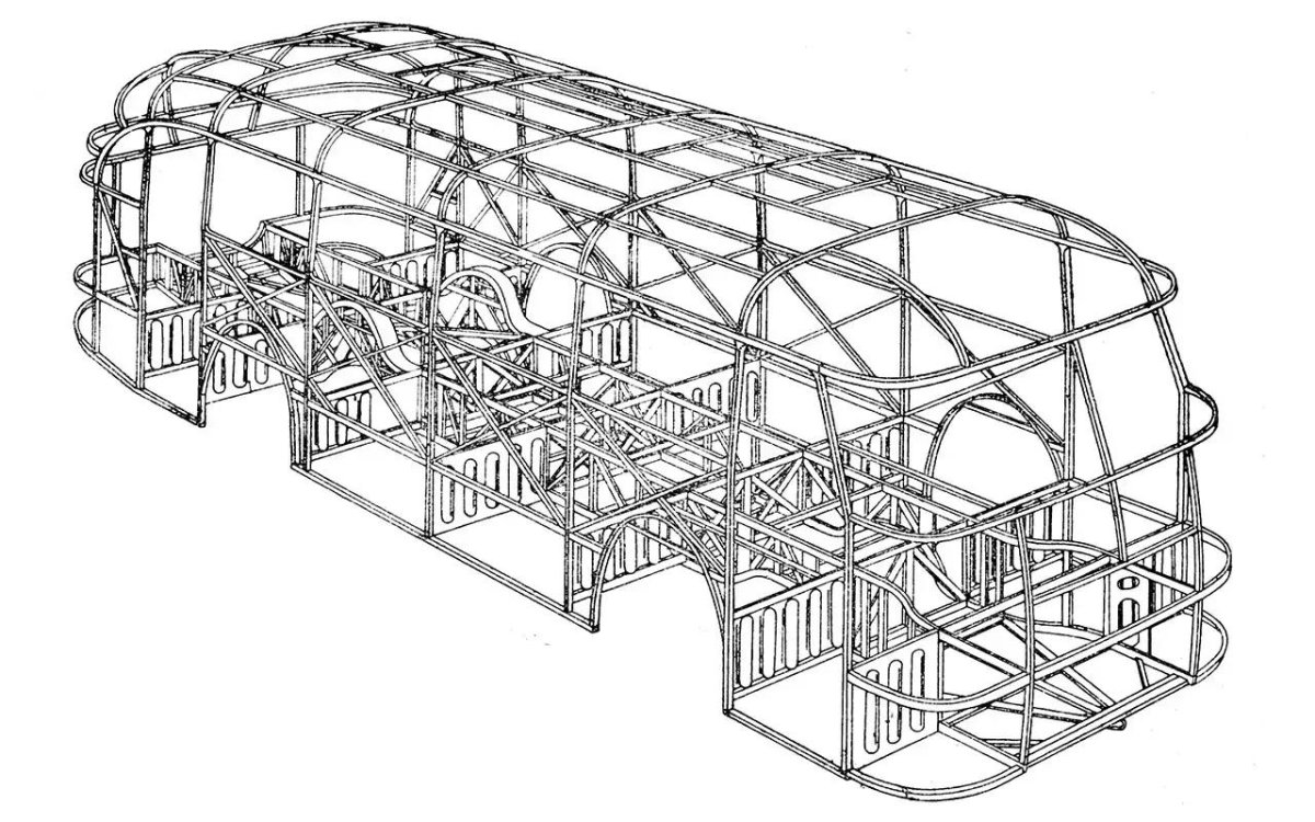 ЛАЗ-695е чертежи