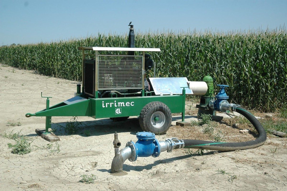 Дизельная насосная станция для орошения полей СНП 50-80