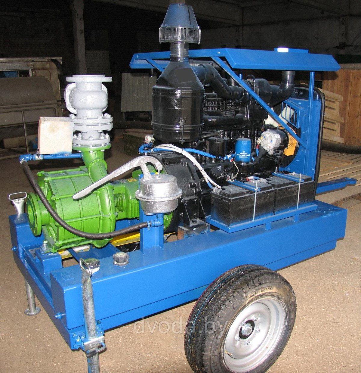 Дизельная насосная станция для орошения полей дну 70