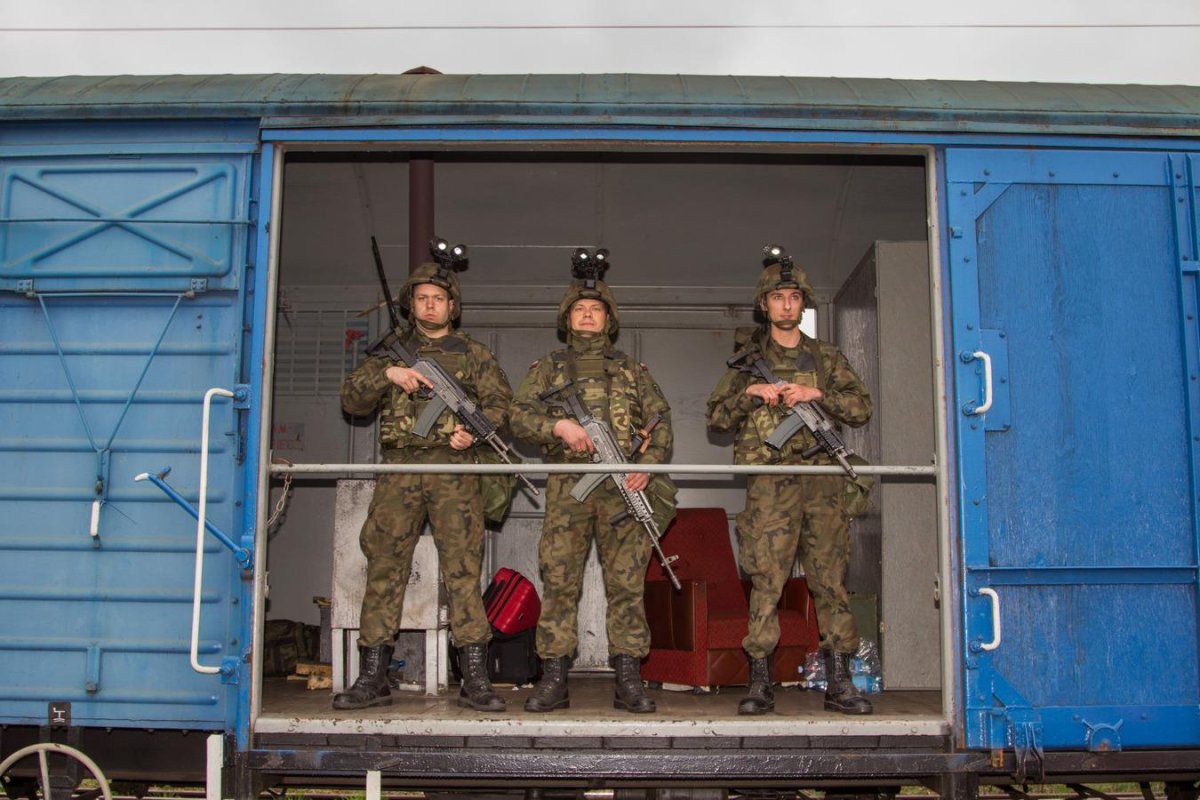 Выездной караул в теплушке