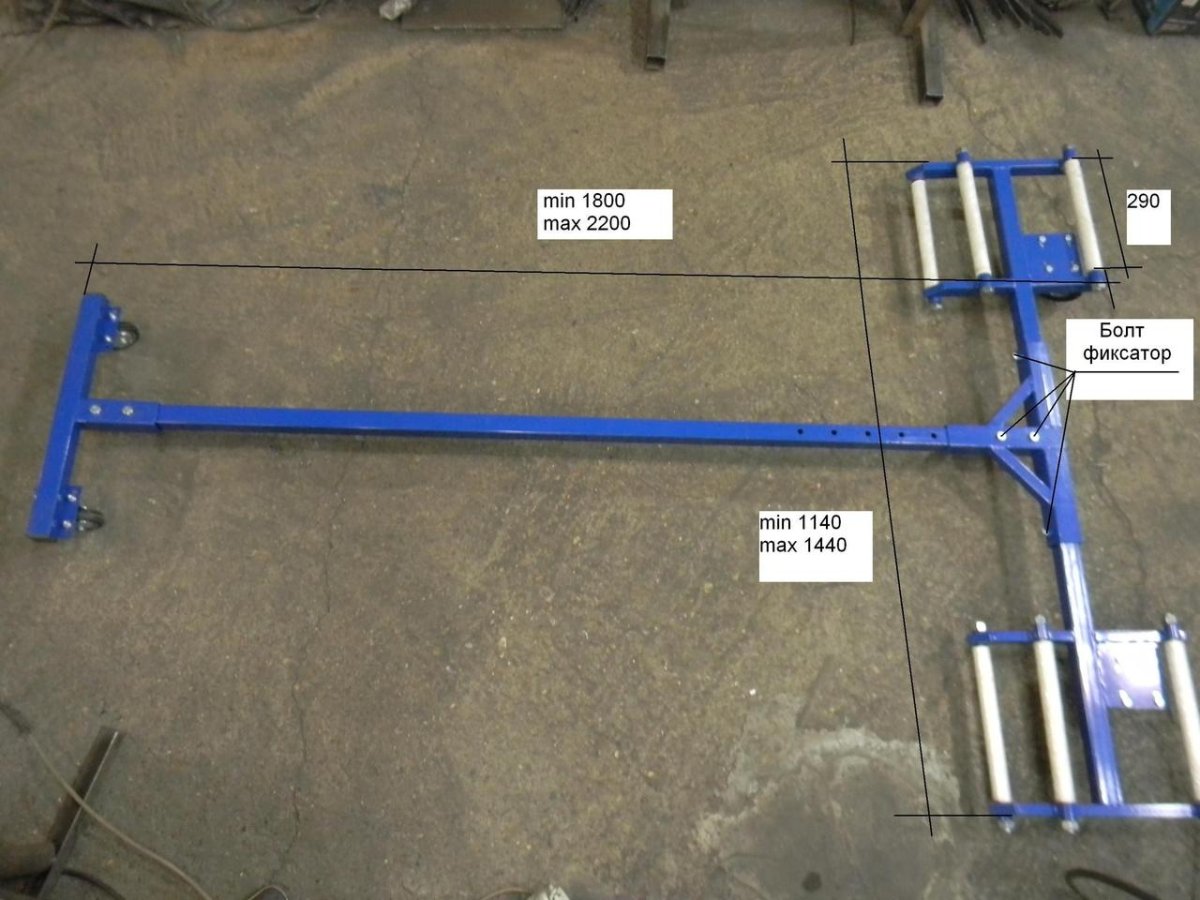 Подкат для снегохода Rival 444.0005.2