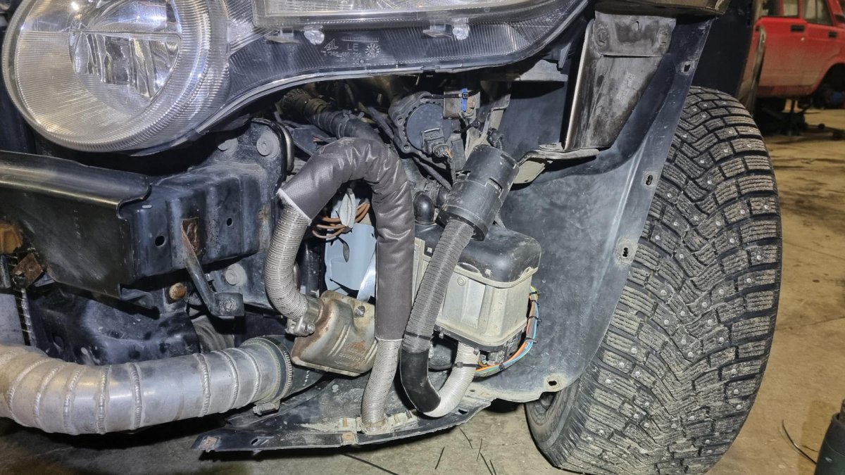 Шкода Йети установка вебасто