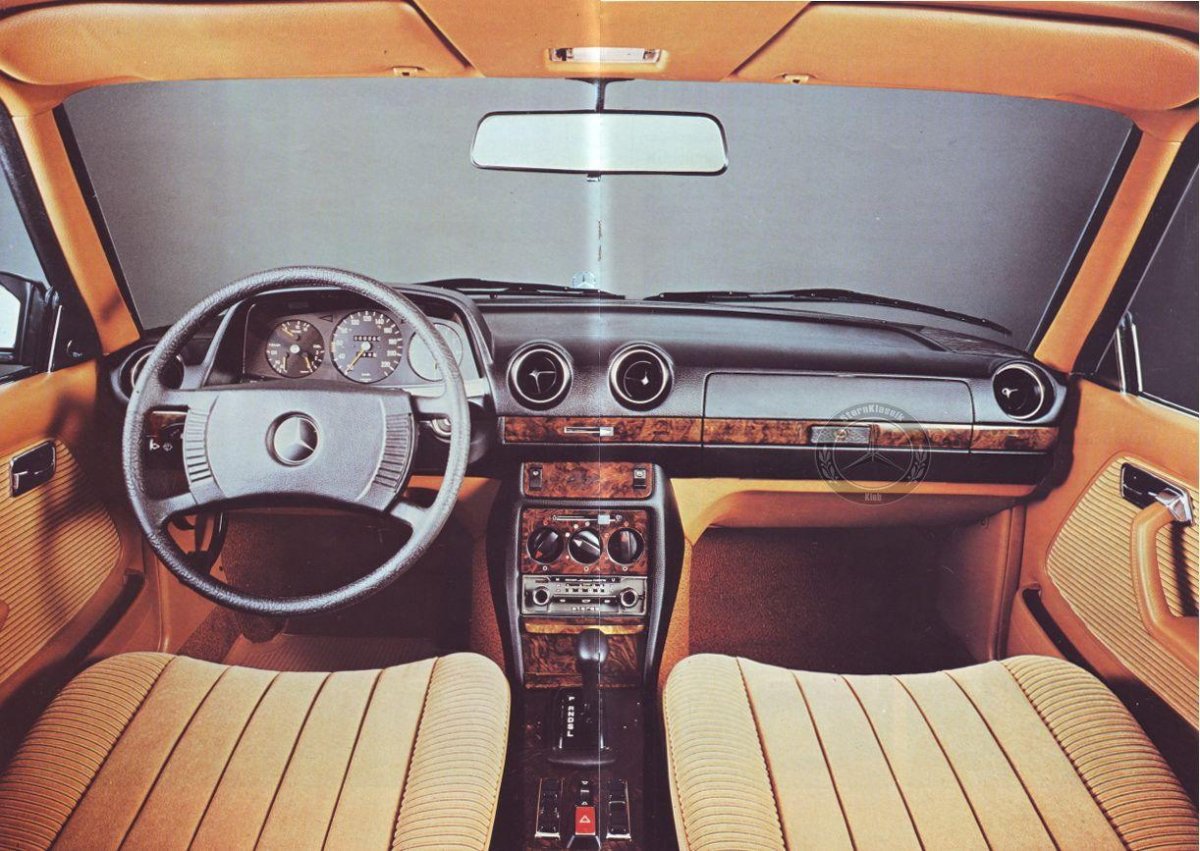 Mercedes 200d w123 салон