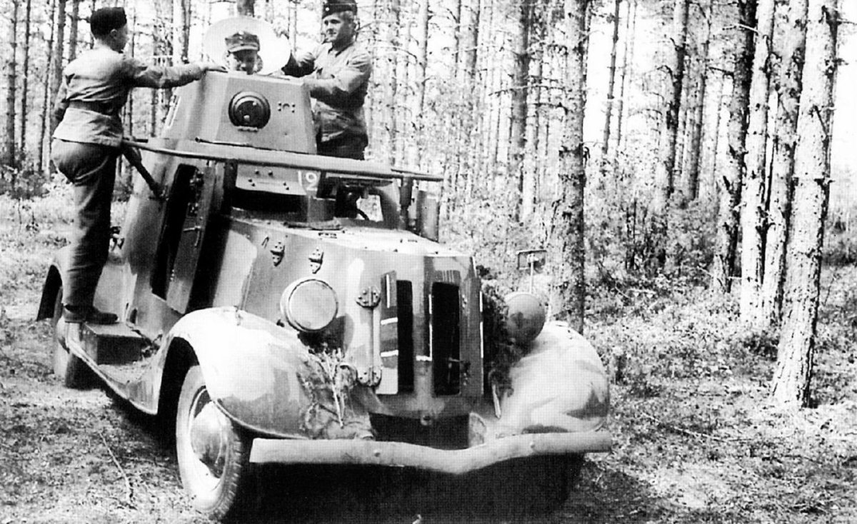 Ба-20м бронеавтомобиль