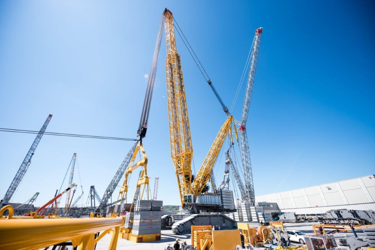 Гусеничный кран Liebherr LR 1500