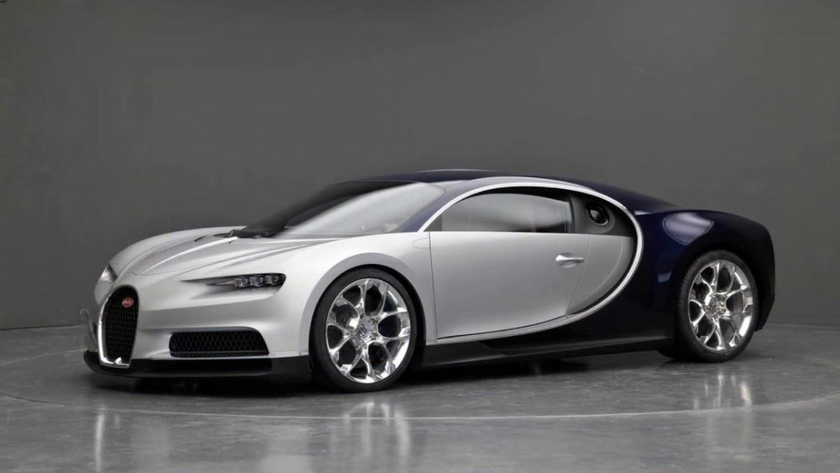 Бугатти ЧИРОН белая