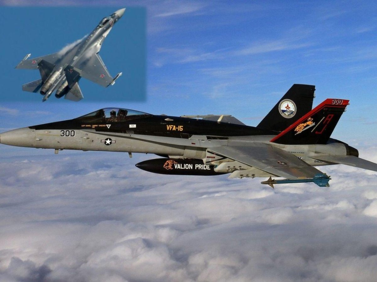 Истребитель "f/a-18c Hornet"