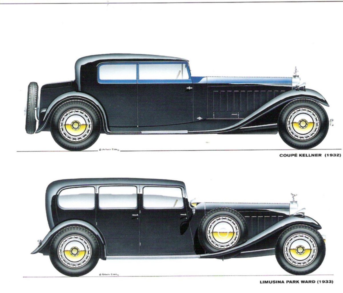 Bugatti Type 41 Royale Kellner Coupe 1931 года
