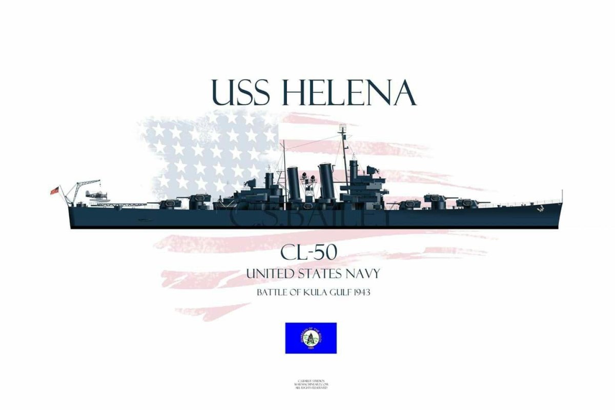 Крейсер USS Helena (дом бумаги 3/2008)