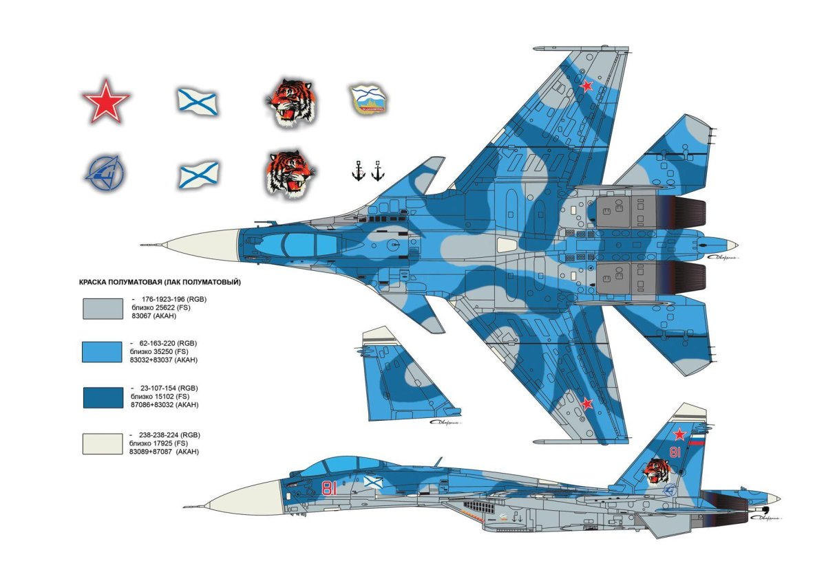 Су 37 чертеж