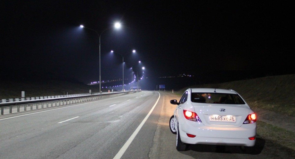 Ночью по трассе