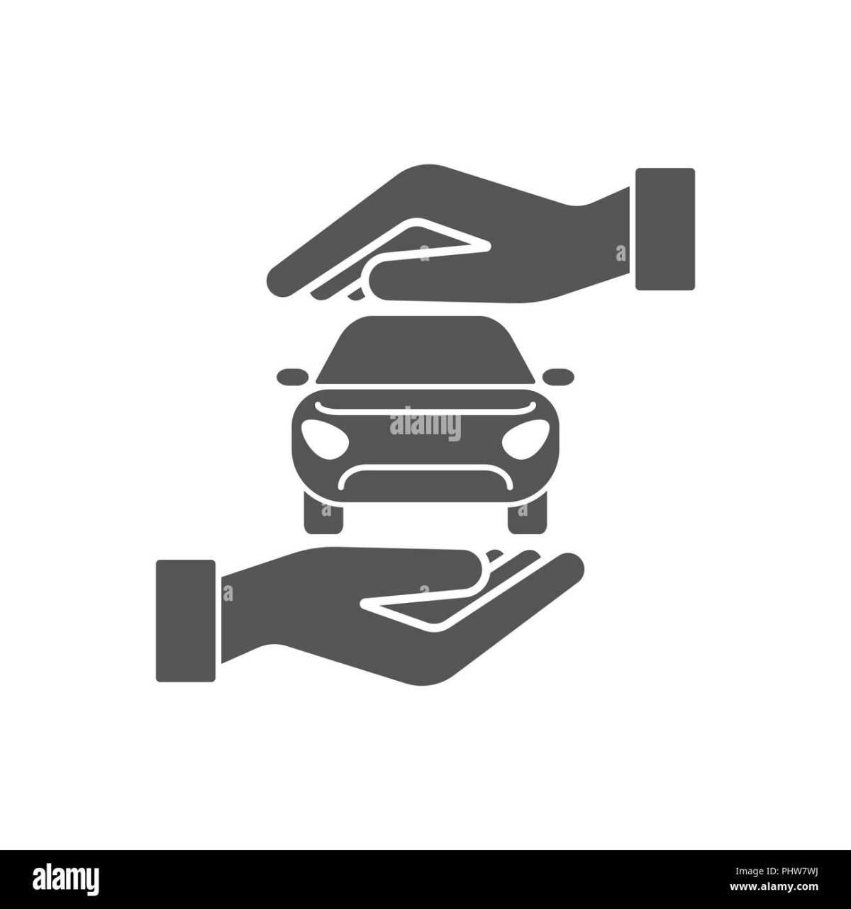 Иконка страховка автомобиль