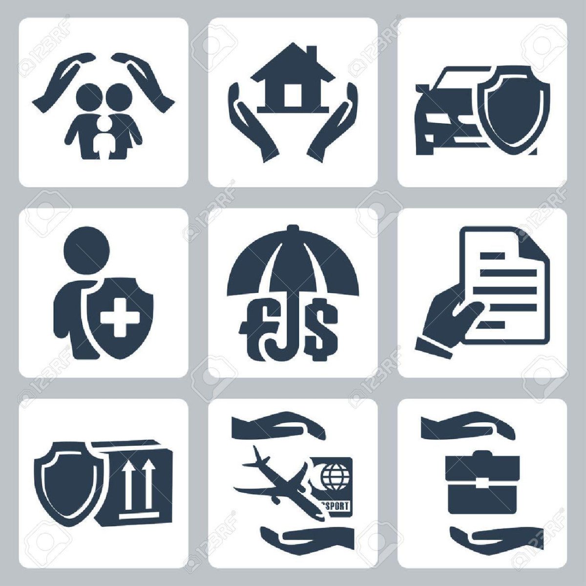 Пиктограмма страхование