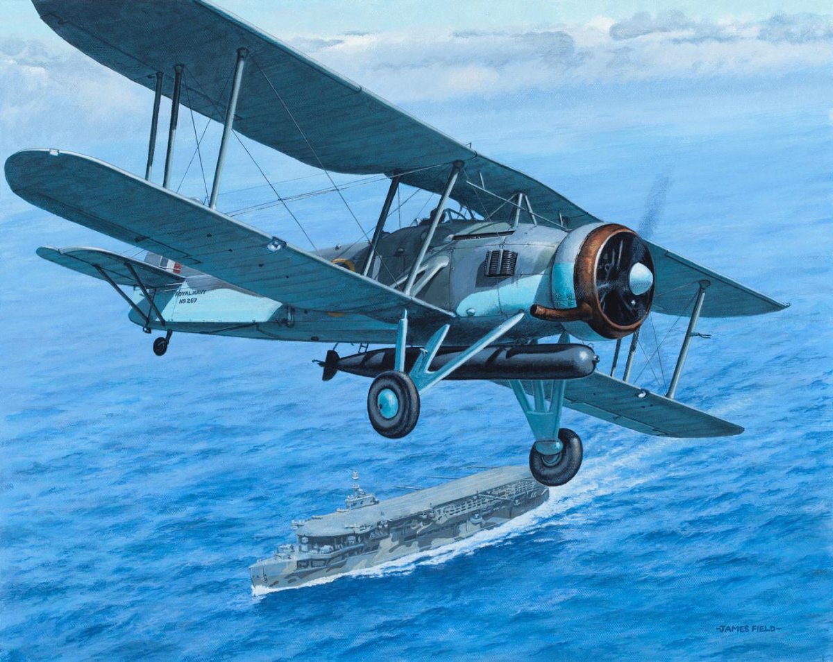 Британский торпедоносец Свордфиш