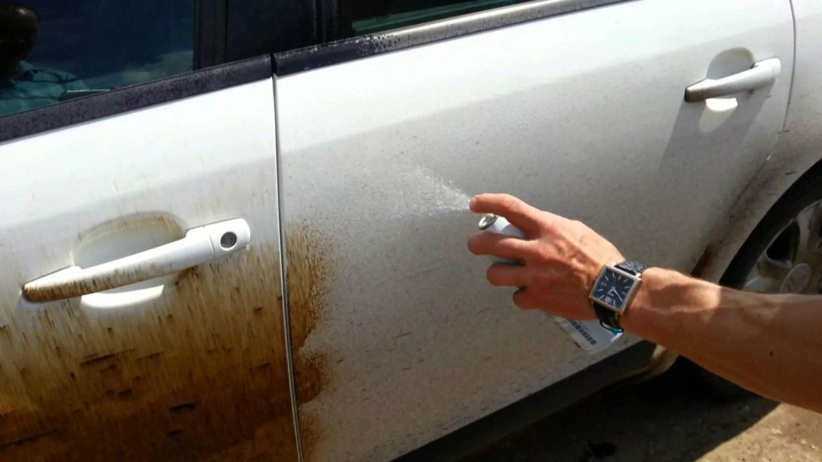 Автомобиль в битуме