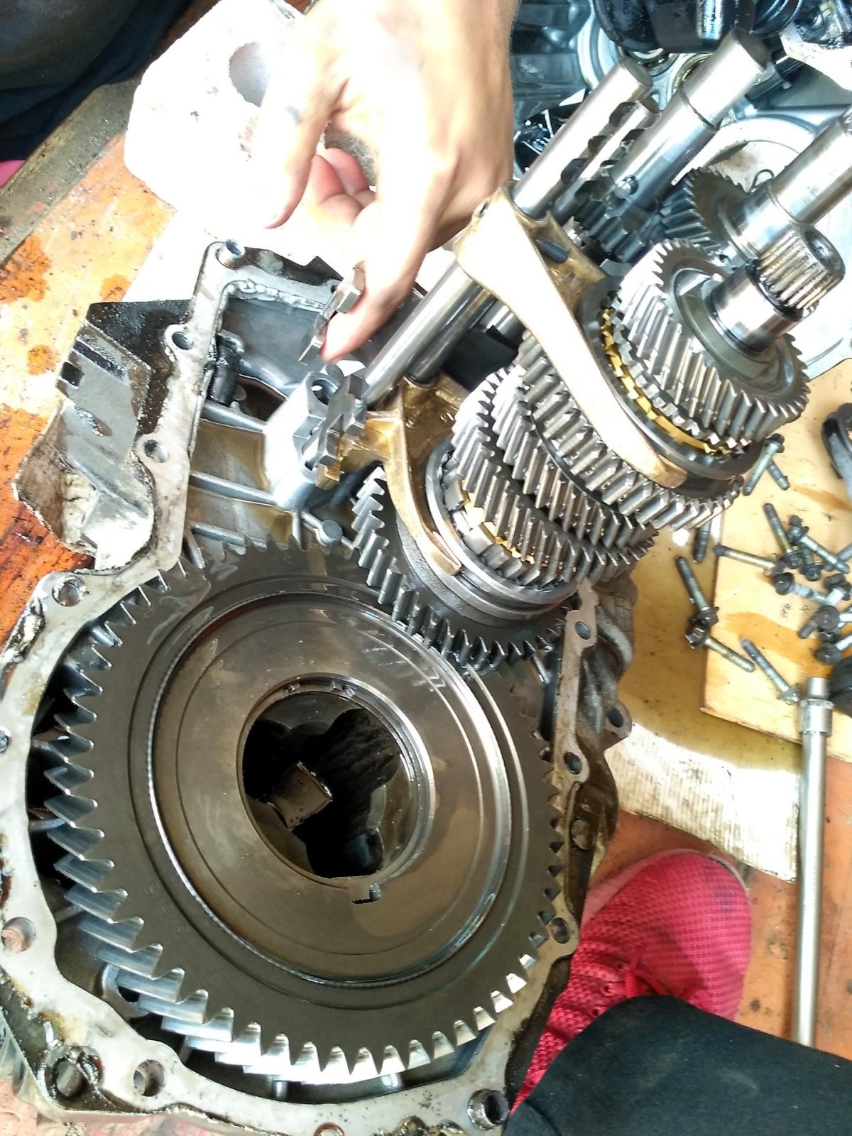 Рено Меган сборка КПП