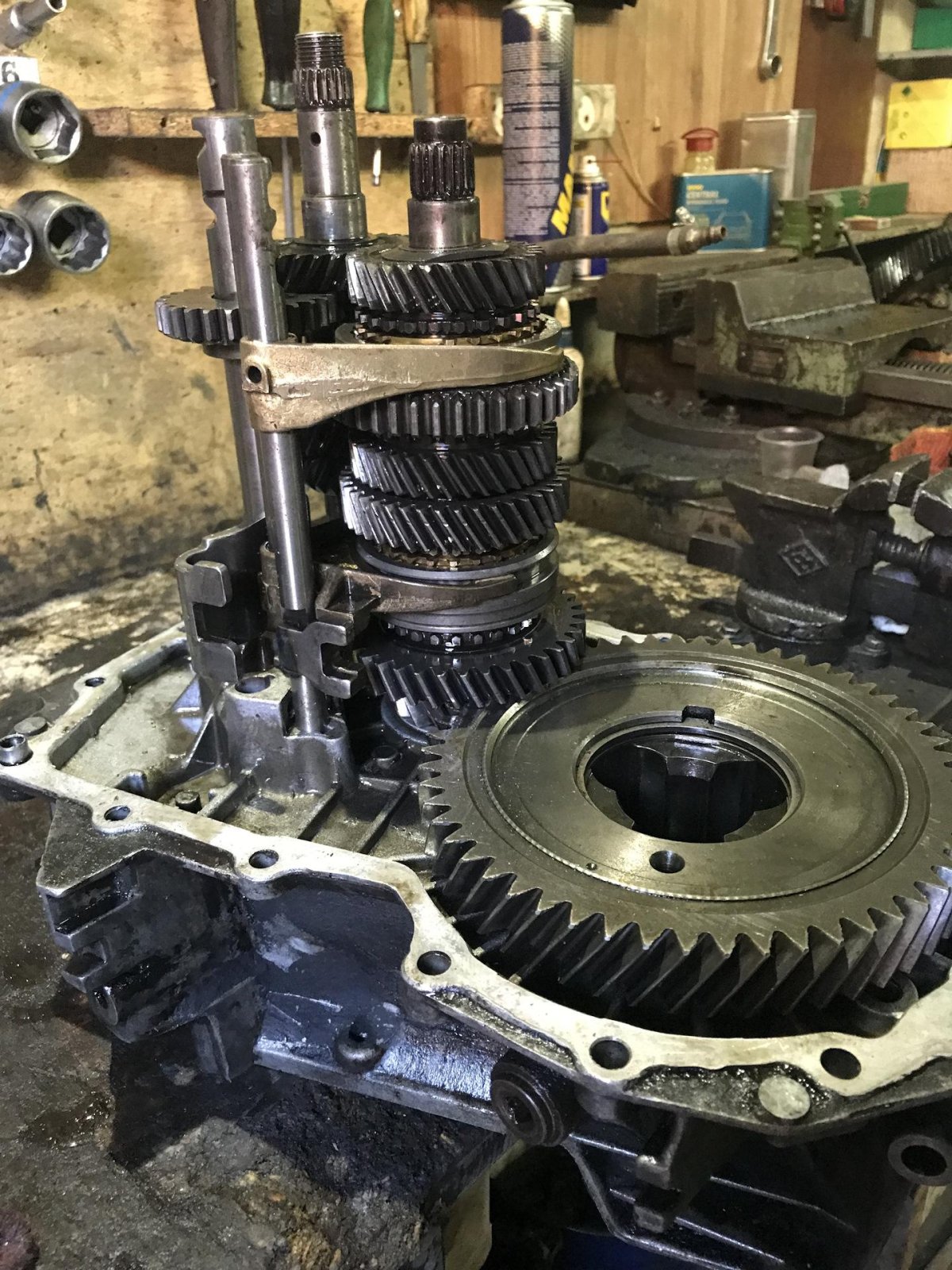 Переборка МКПП Рено Логан