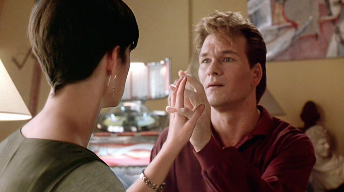 Патрик Суэйзи привидение 1990