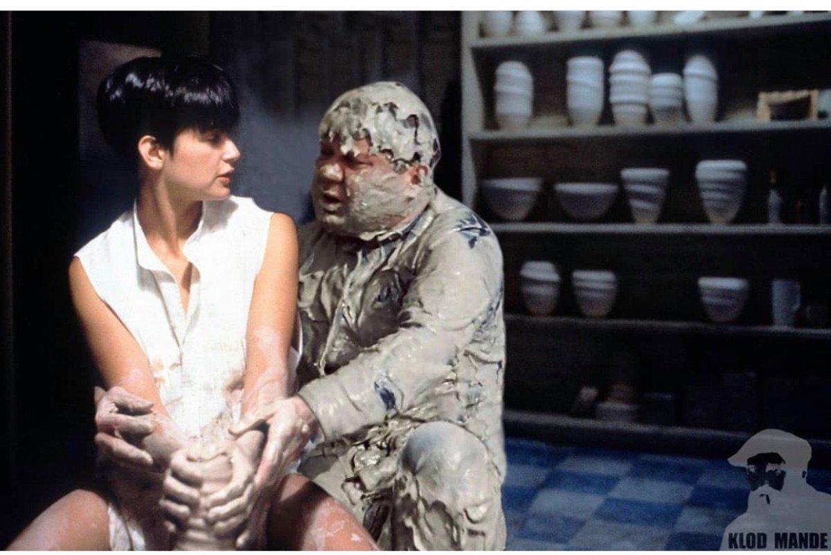 Патрик Суэйзи и деми Мур привидение