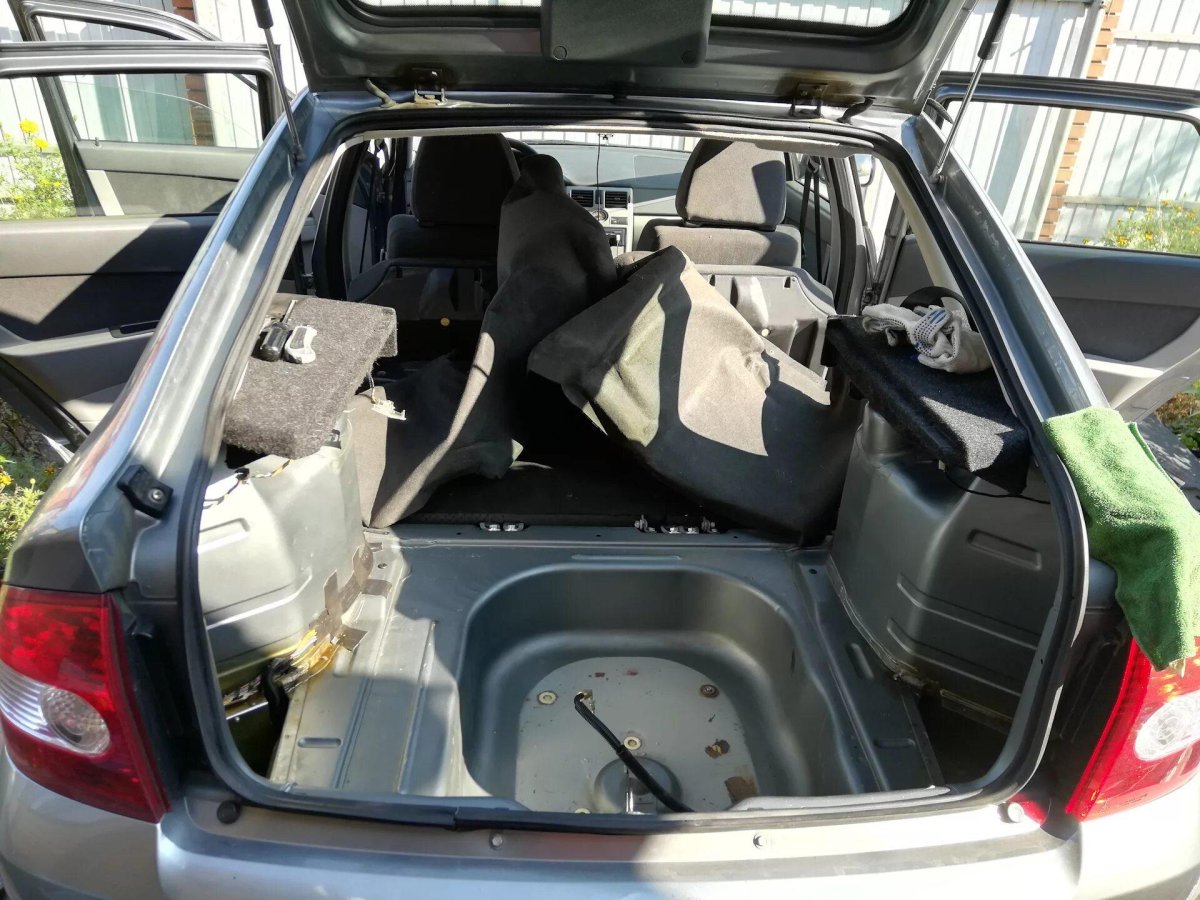 Лада Приора хэтчбек багажник