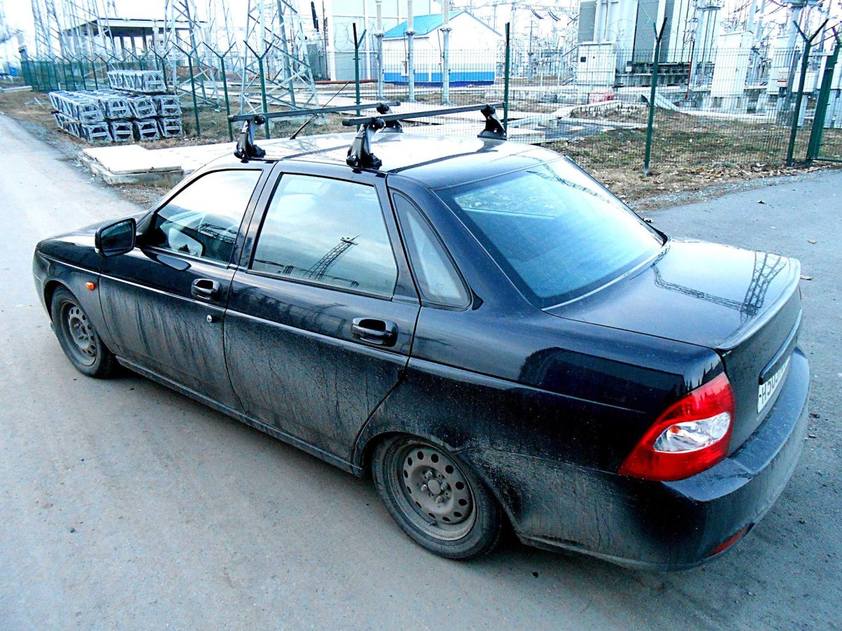 Лада Приора седан рейлинги