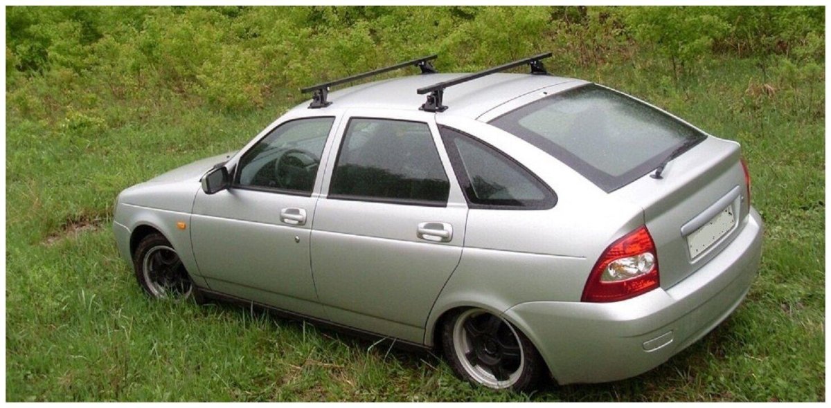 Рейлинги на крышу Приора хэтчбек