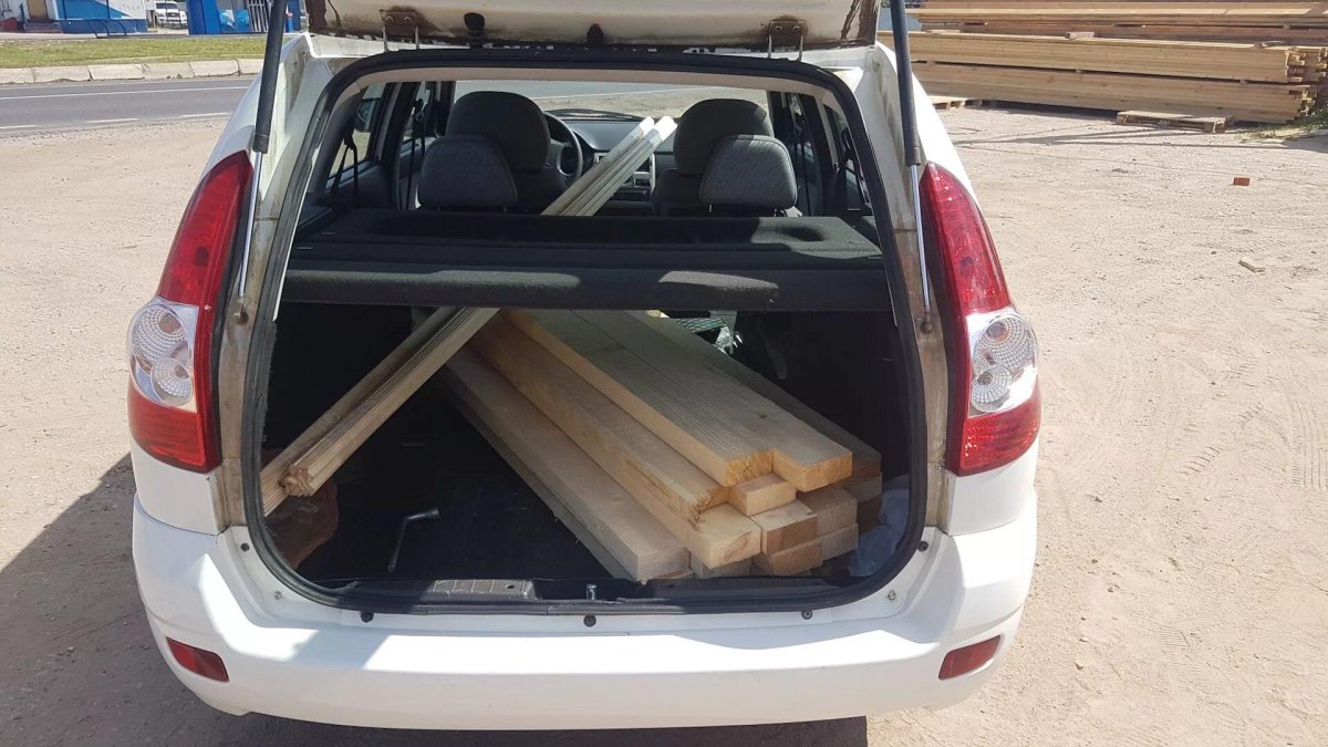 Приора универсал багажник