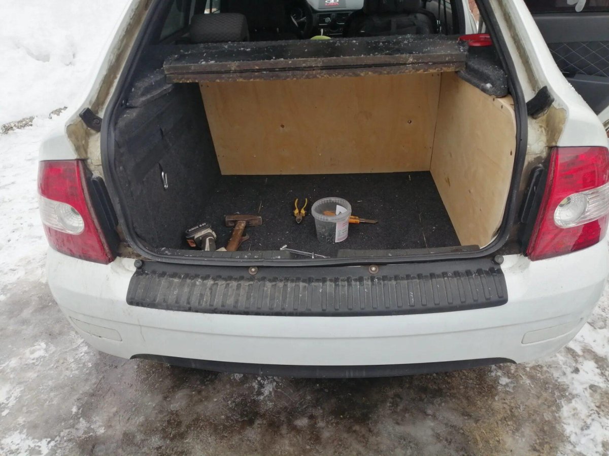 Лада Приора универсал переделка багажника