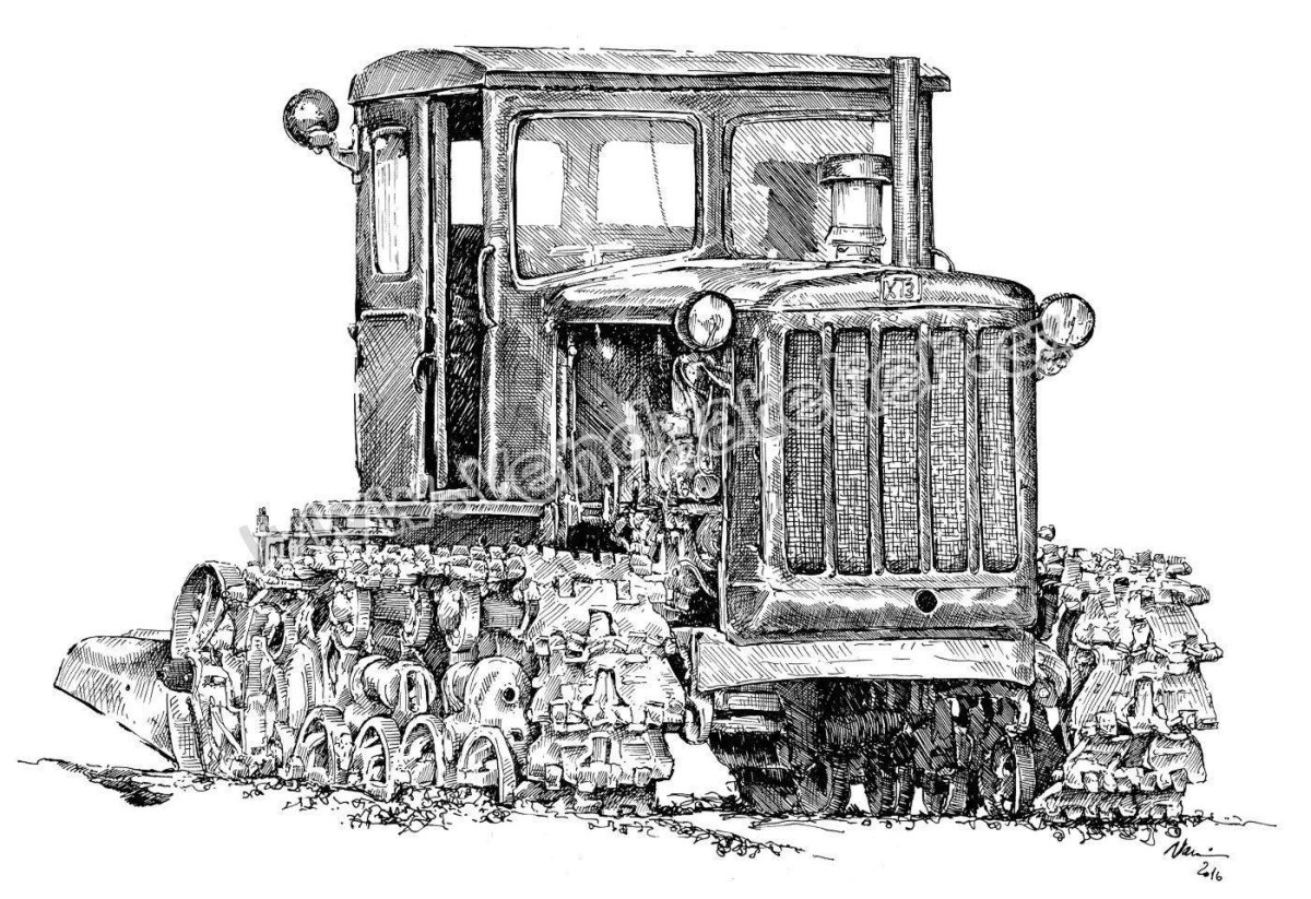 ДТ-75 трактор гусеничный