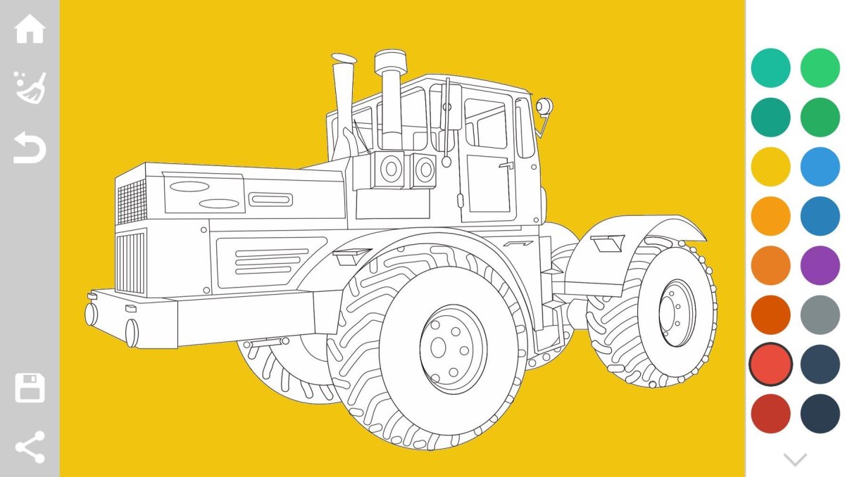 Трактор Кировец к 700 разукрашка