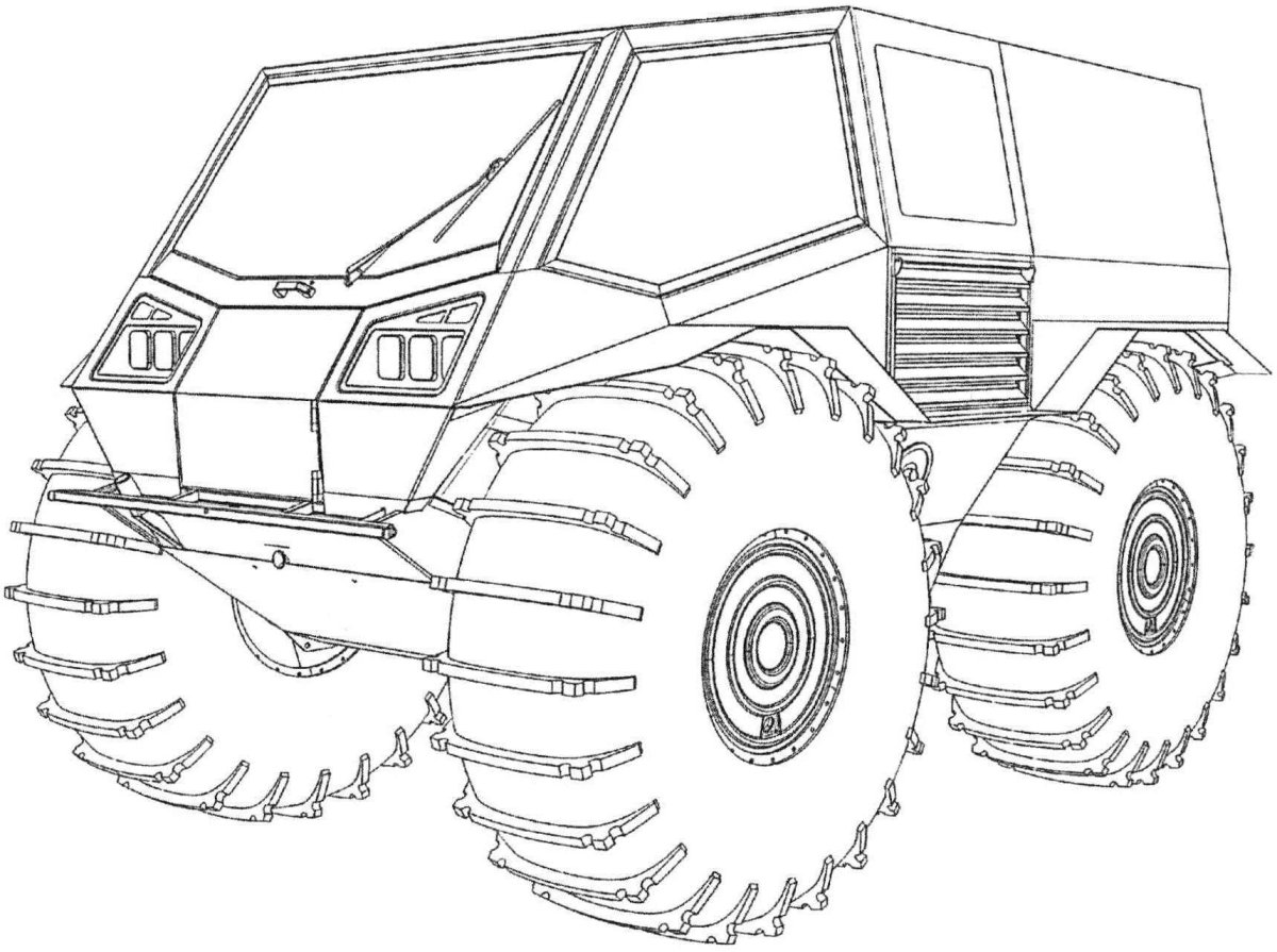 Вездеход болотоход Шерп
