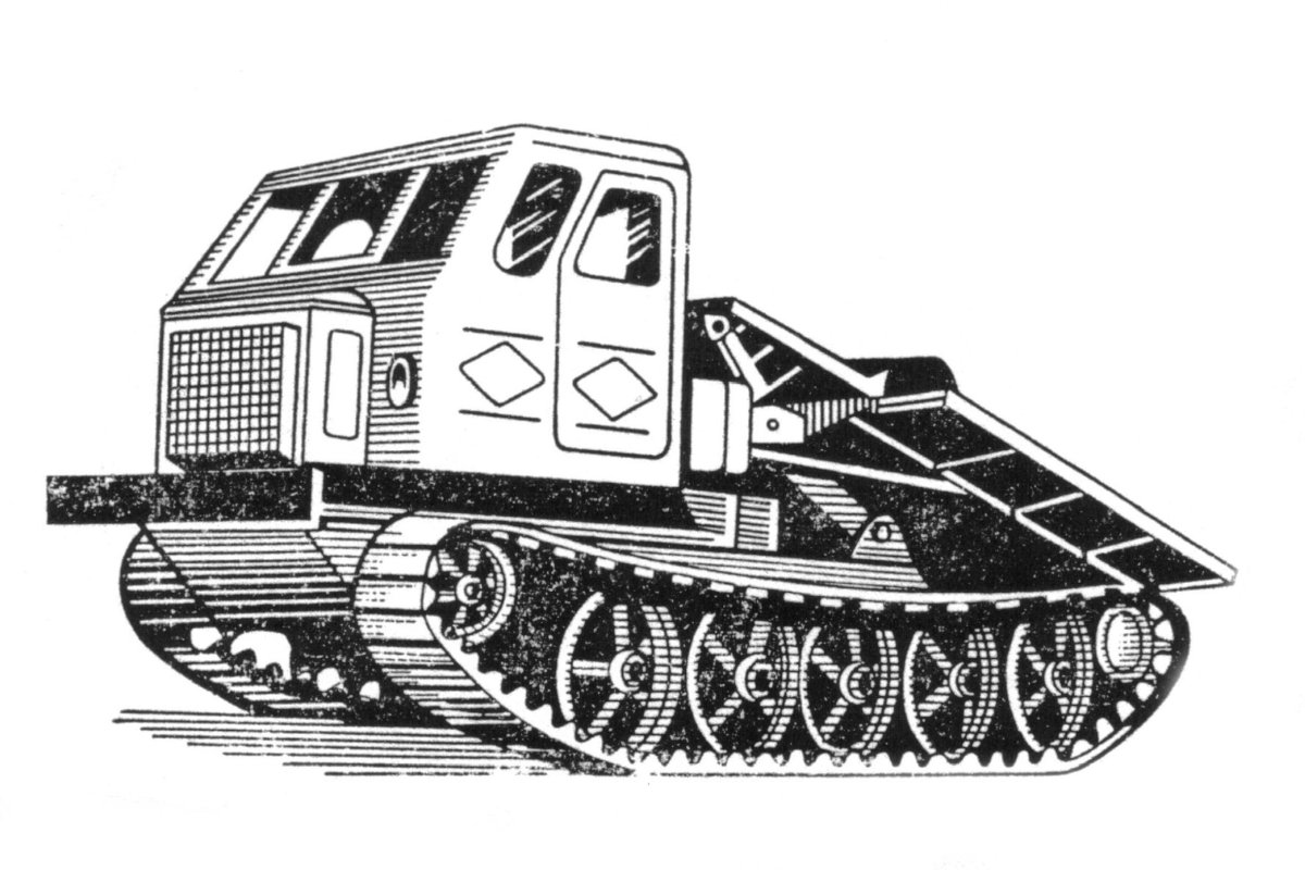 Трелёвочный трактор тдт60