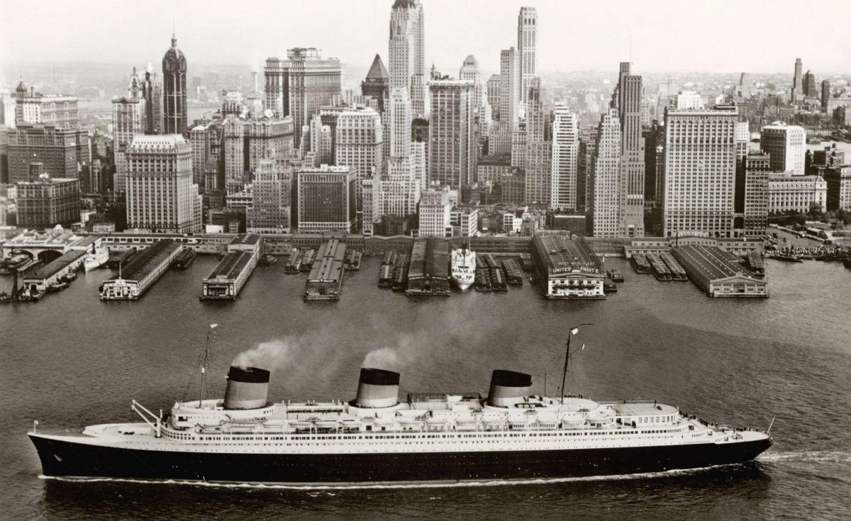 Лайнер Нормандия 1935