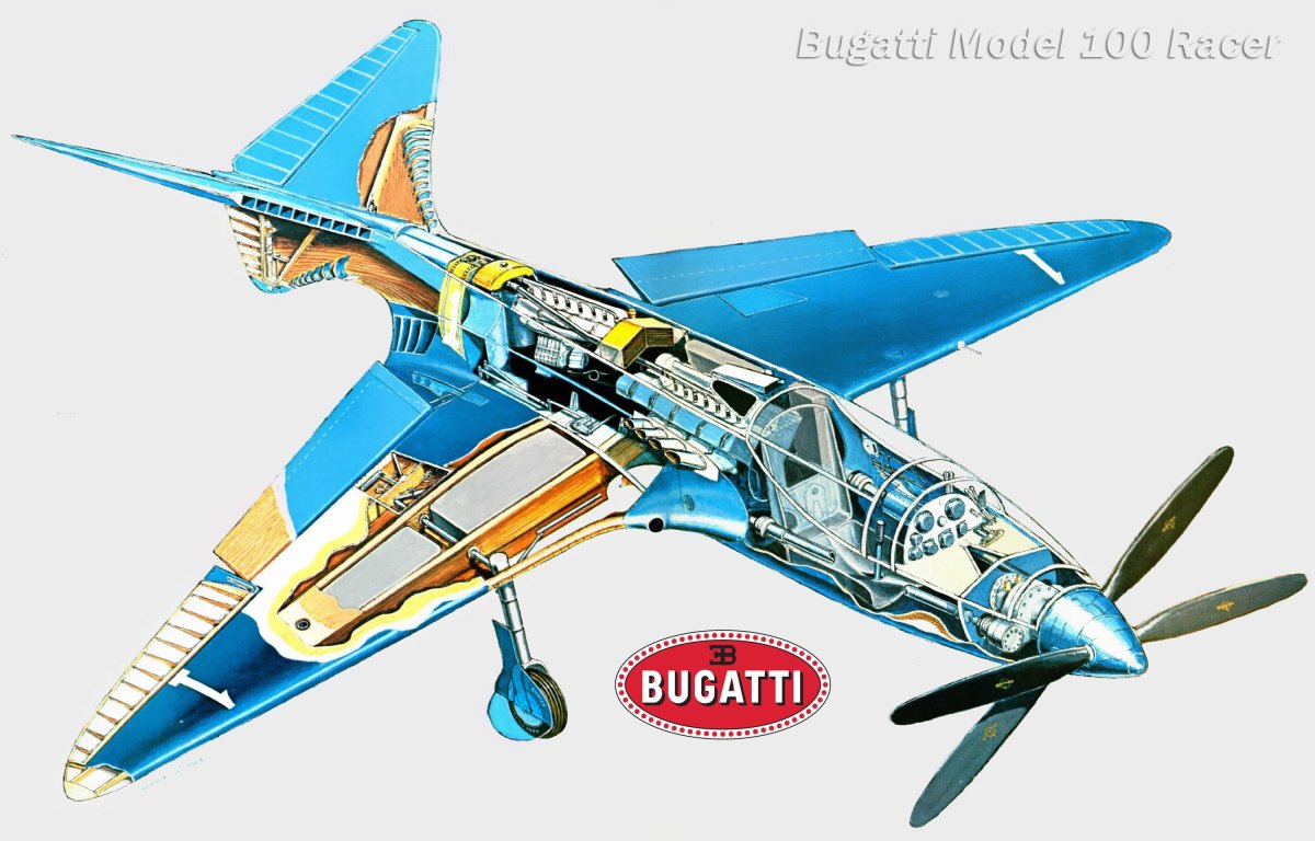 Bugatti 100p самолет