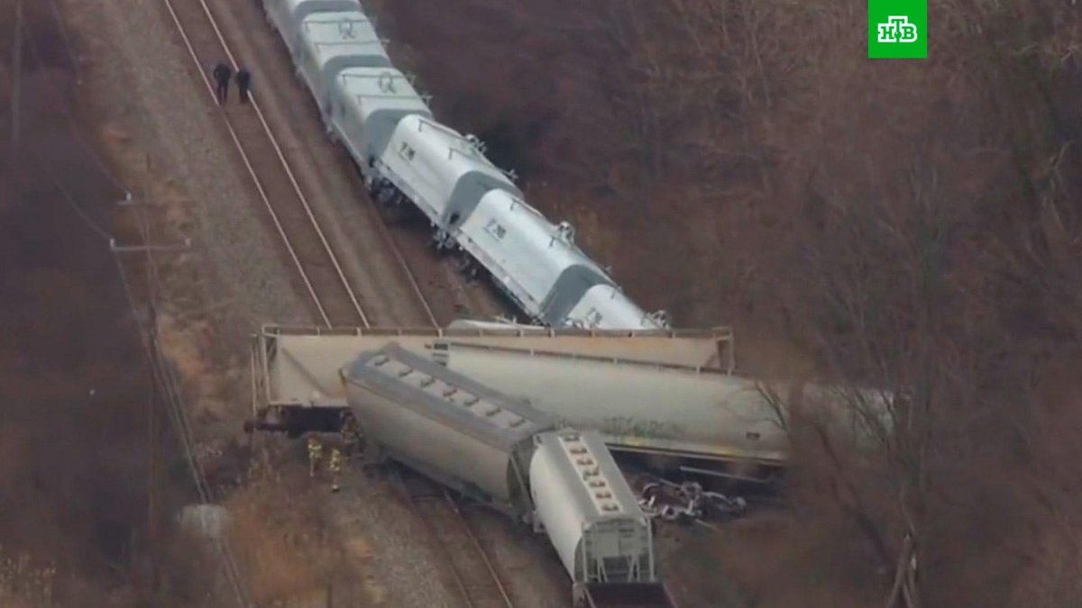 Крушения поездов в Америке