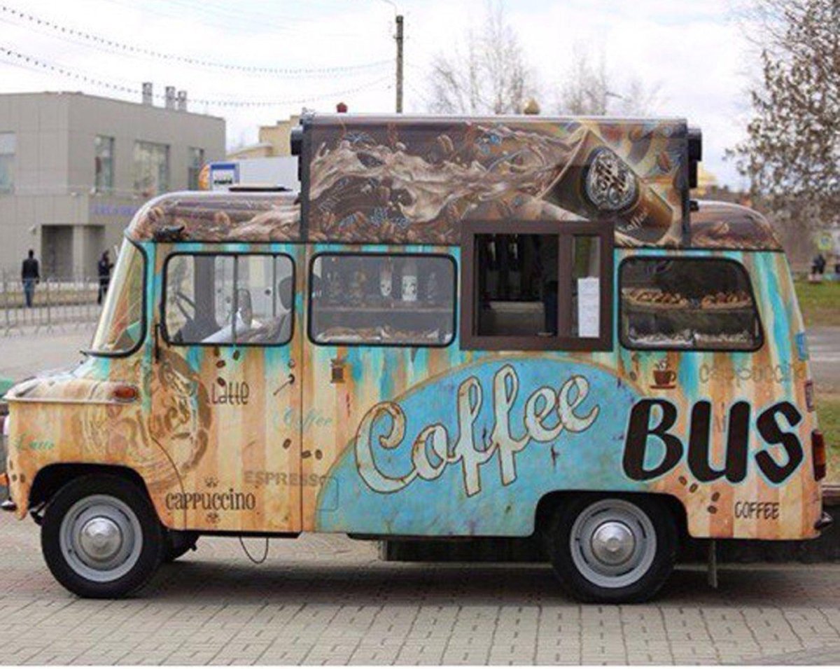 Аэрография для кофейни