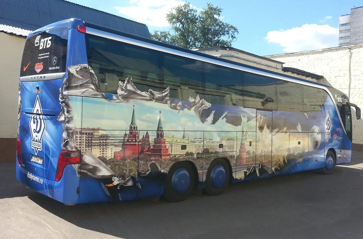 Автобус ФК Динамо Москва