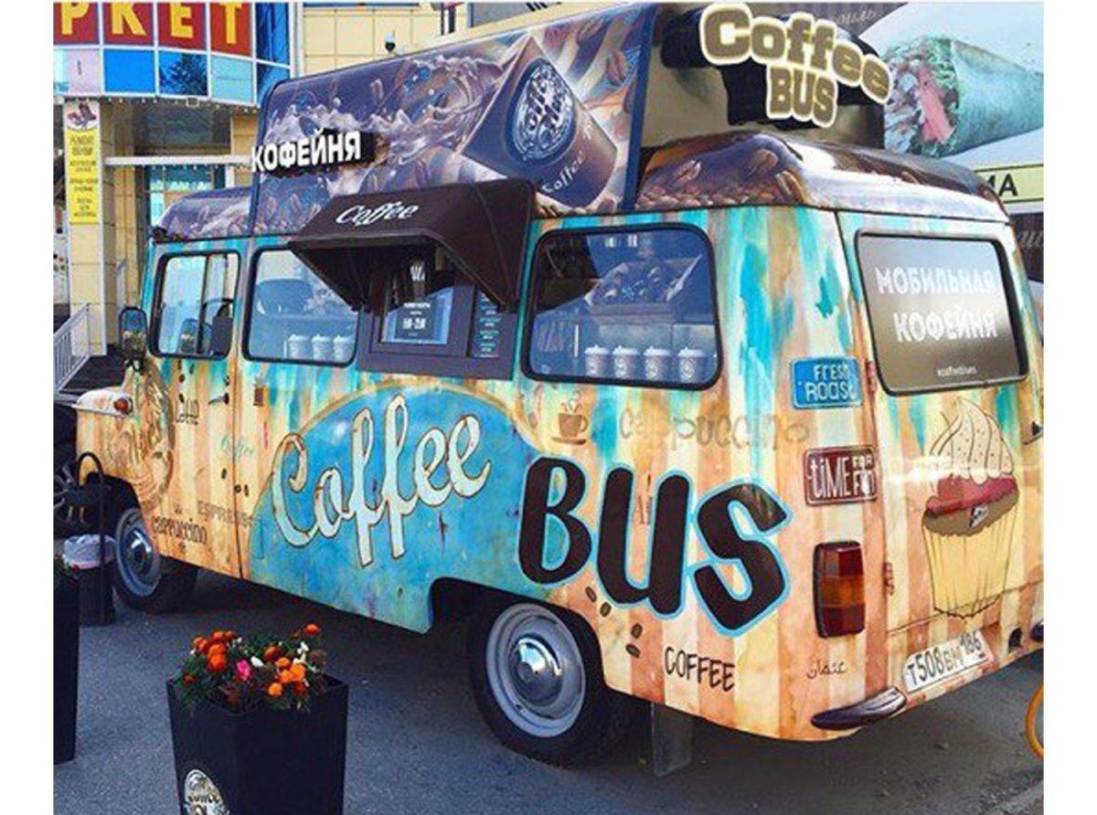 Брендирование машин с кофе