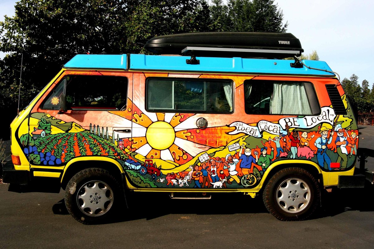 Volkswagen Transporter t1 хиппи